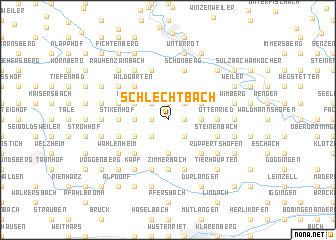 map of Schlechtbach