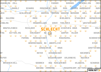 map of Schlecht