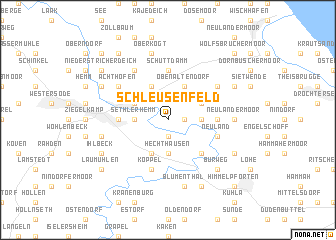 map of Schleusenfeld