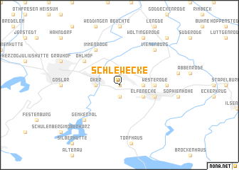map of Schlewecke
