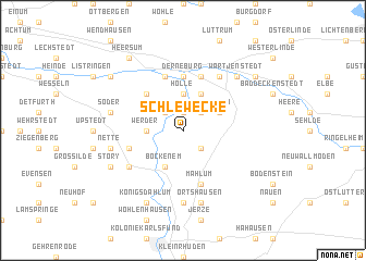 map of Schlewecke