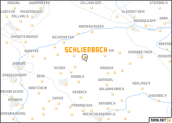 map of Schlierbach