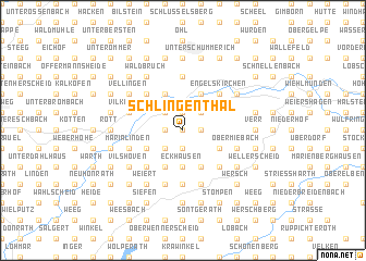 map of Schlingenthal