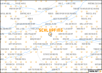 map of Schlüpfing