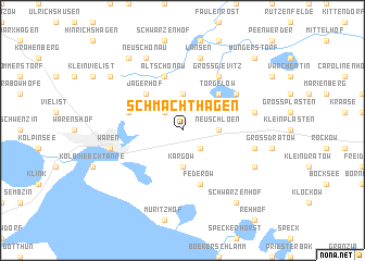 map of Schmachthagen