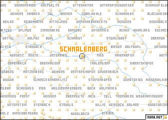 map of Schmalenberg