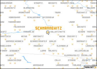 map of Schmannewitz