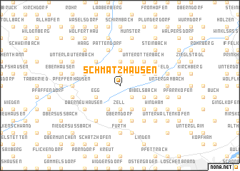 map of Schmatzhausen