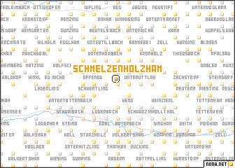 map of Schmelzenholzham