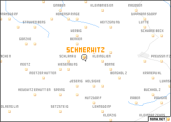 map of Schmerwitz