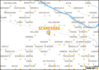 map of Schmessau