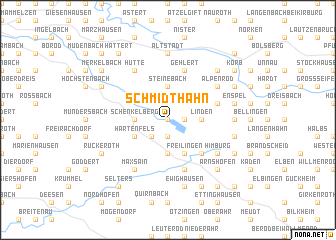 map of Schmidthahn