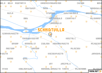 map of Schmidtvilla