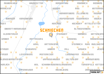 map of Schmiechen