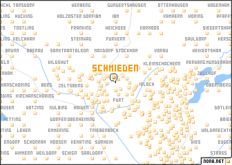 map of Schmieden