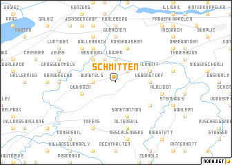 map of Schmitten