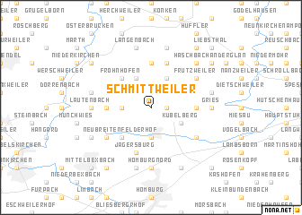 map of Schmittweiler