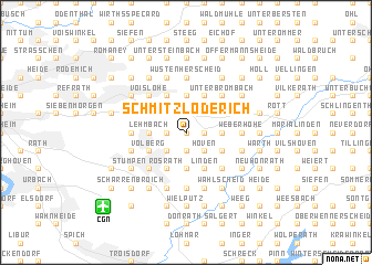 map of Schmitzlöderich