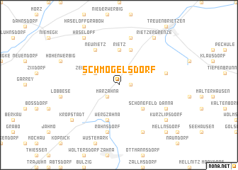 map of Schmögelsdorf