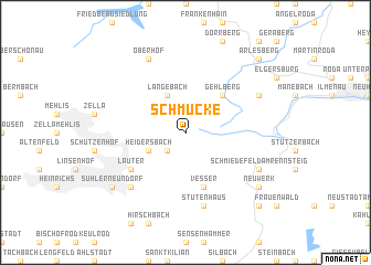 map of Schmücke