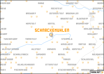 map of Schnackemühlen