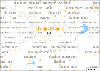 map of Schnarrtanne