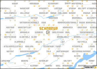 map of Schnarup