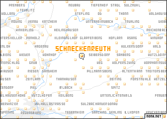 map of Schneckenreuth
