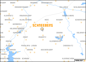 map of Schneeberg