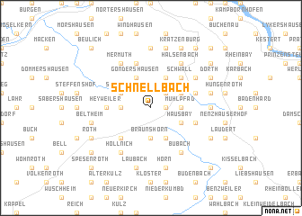 map of Schnellbach