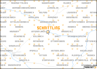 map of Schnittling