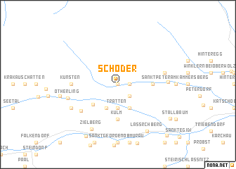 map of Schöder