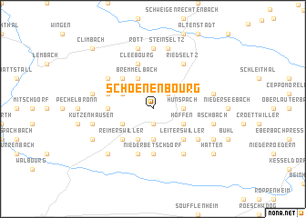 map of Schoenenbourg