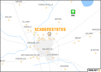 map of Schoer Estates