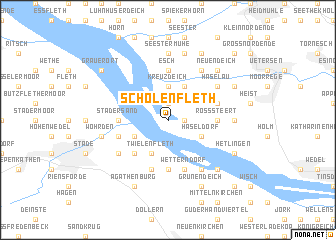 map of Scholenfleth
