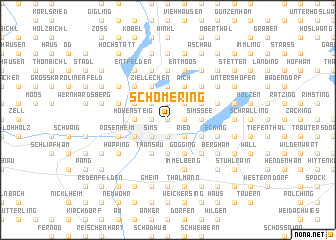 map of Schömering