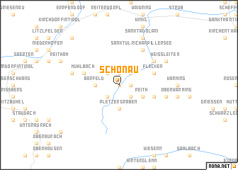 map of Schönau