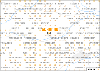 map of Schönau