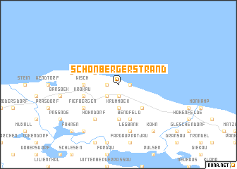 map of Schönberger Strand