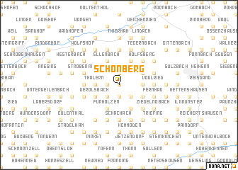 map of Schönberg