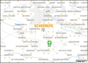 map of Schönberg