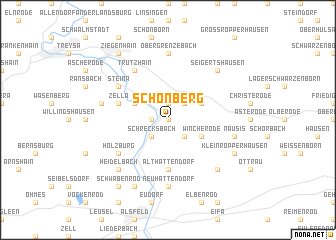 map of Schönberg