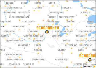 map of Schönböken