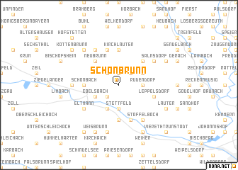 map of Schönbrunn