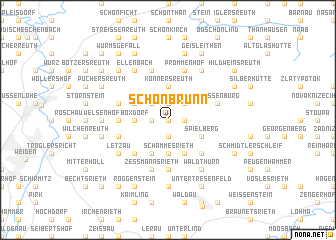 map of Schönbrunn