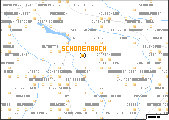 map of Schönenbach