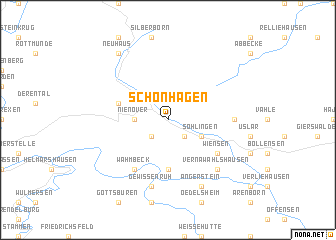 map of Schönhagen