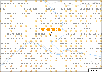 map of Schönhaid