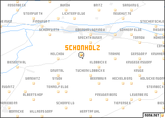 map of Schönholz