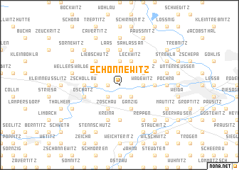 map of Schönnewitz